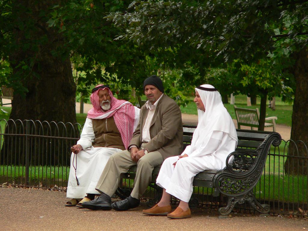 Three kings chatting