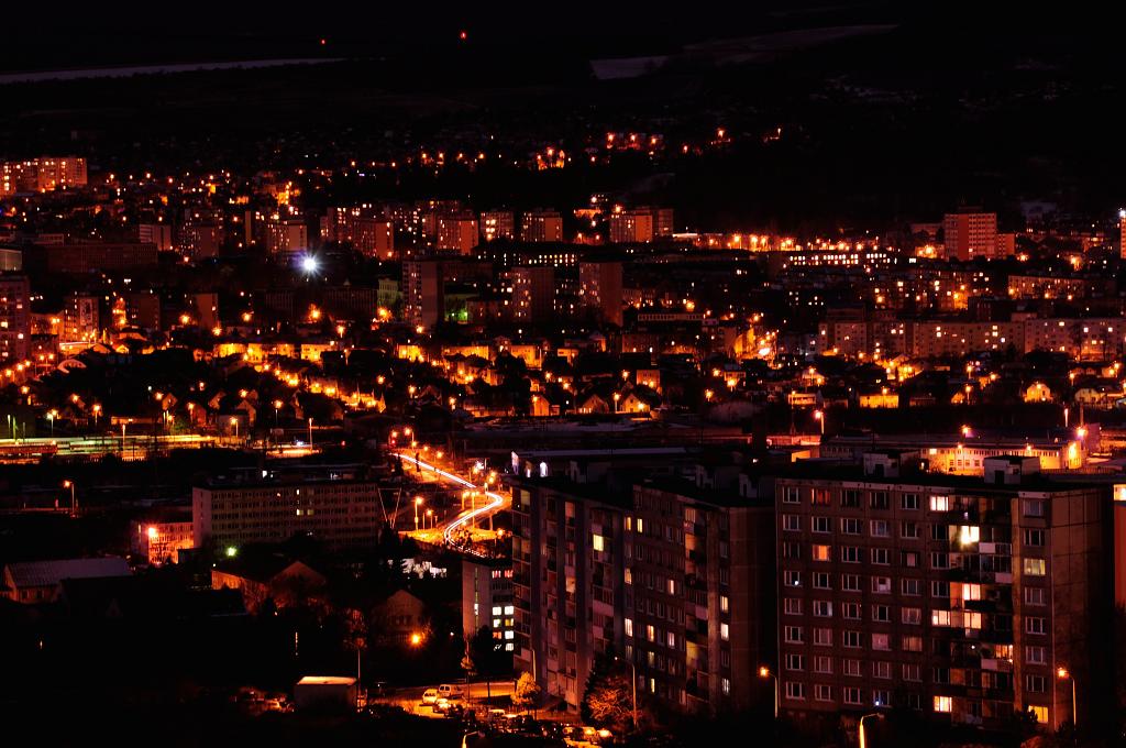 Furča Košice v noci