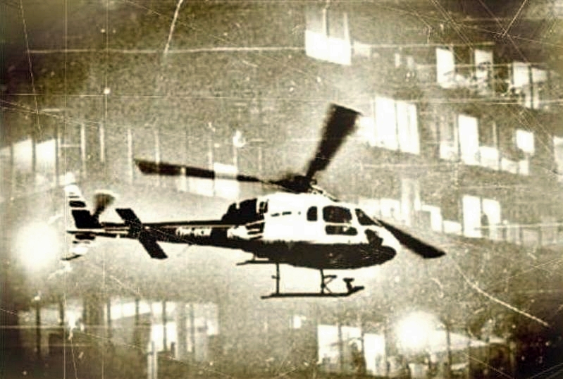 vrtulník v akcii