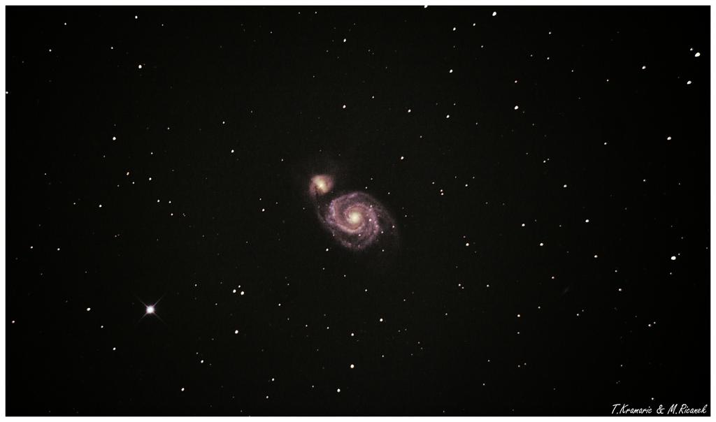 M51 Vírová Galaxia (20.05.2011) [The Whirlpool Galaxy]