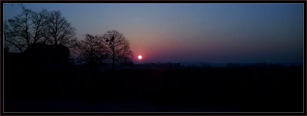 východ slunce nad Polankou 