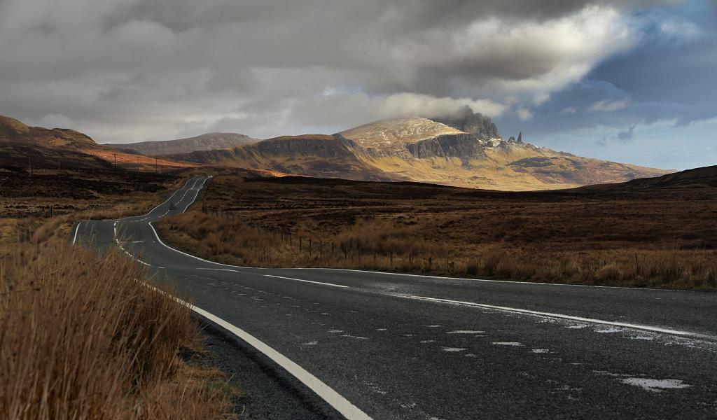 Skotsko :) cesta na sever ...