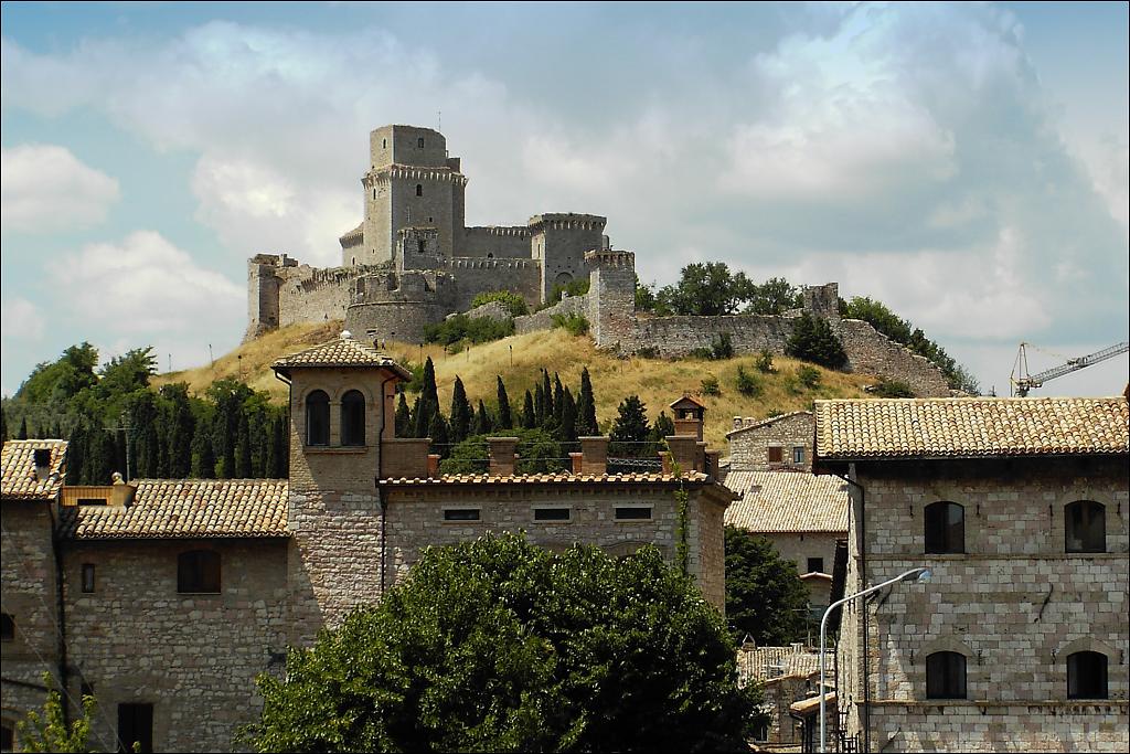 Rocca maggiore v Assisi