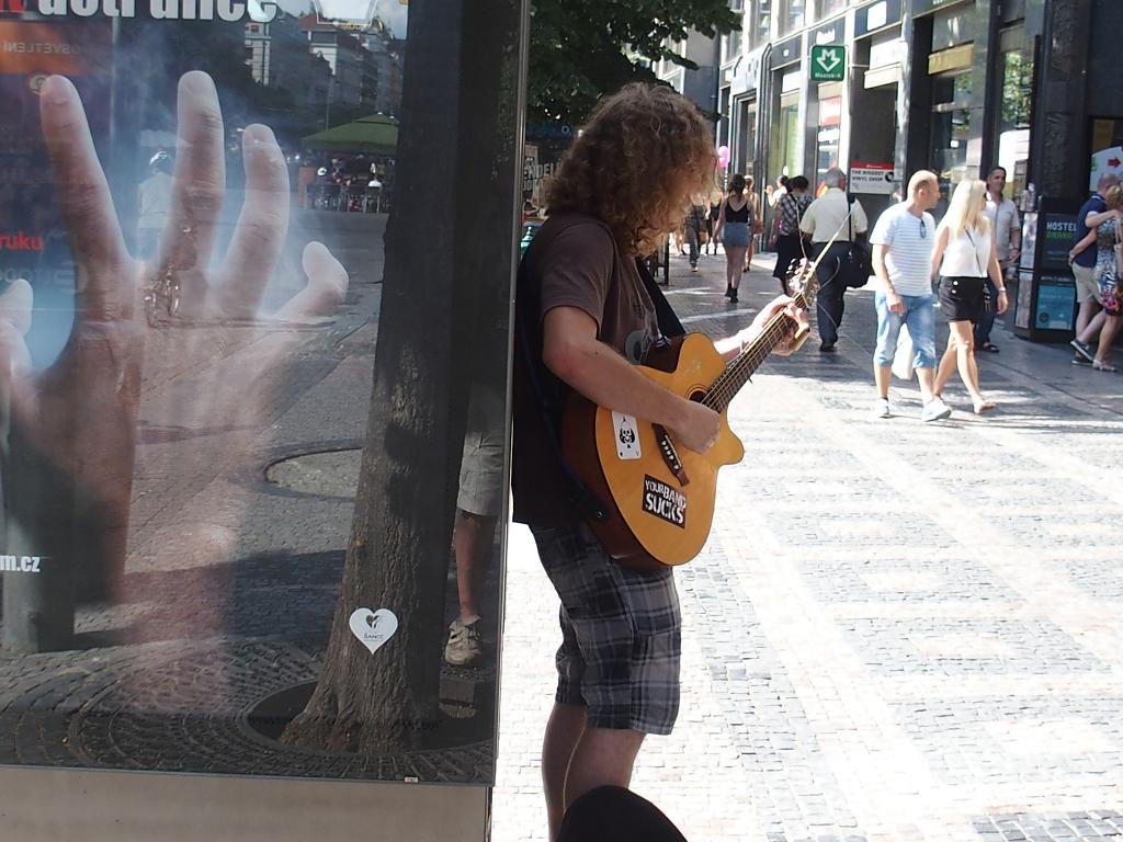 Muzikant na ulici
