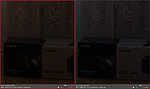 Canon 1200D vs Sony RX100 Dynamický rozsah (5)  plus 1EV stíny