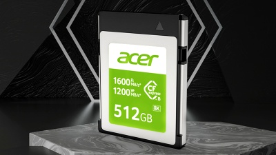 Acer uvedl nové paměťové karty CFexpress s rychlostí až 1600 MB/s