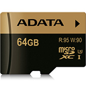 ADATA uvádí microSDXC karty XPG a Premier Pro