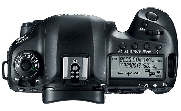 Canon EOS 5D Mark IV horní strana