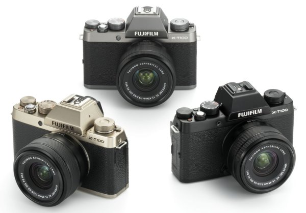 Fujifilm X-T100 barevné varianty