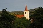 kostelík v obci Věžovatá Pláně