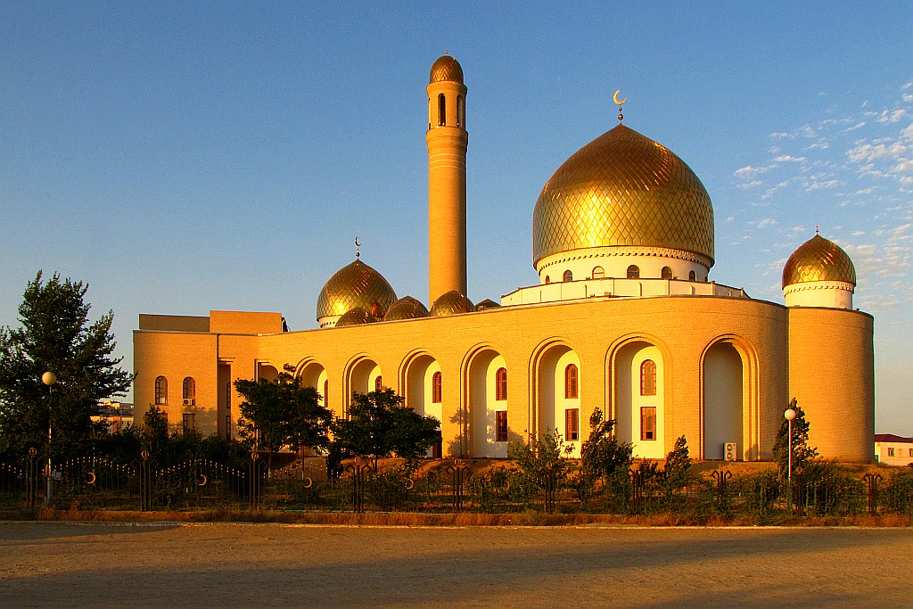 Západ slunce u mešity