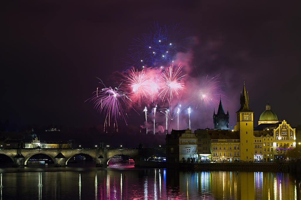 Praha novoroční