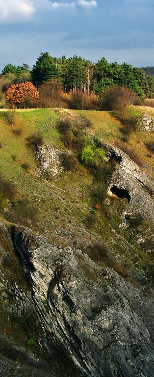 Podzimní motiv nad Prokopským údolím