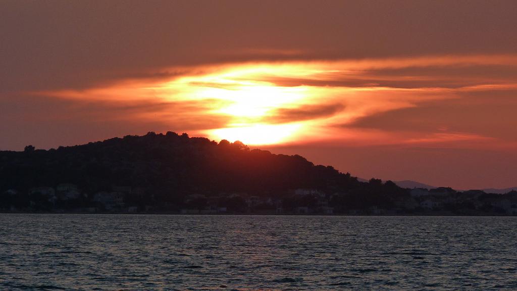Západ slunce Murter-Chorvatsko 2011