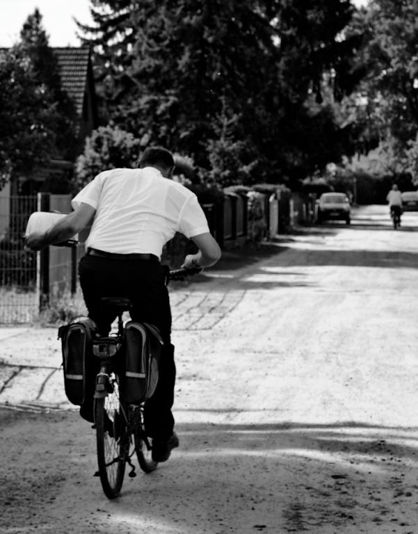 Man on Bicycle