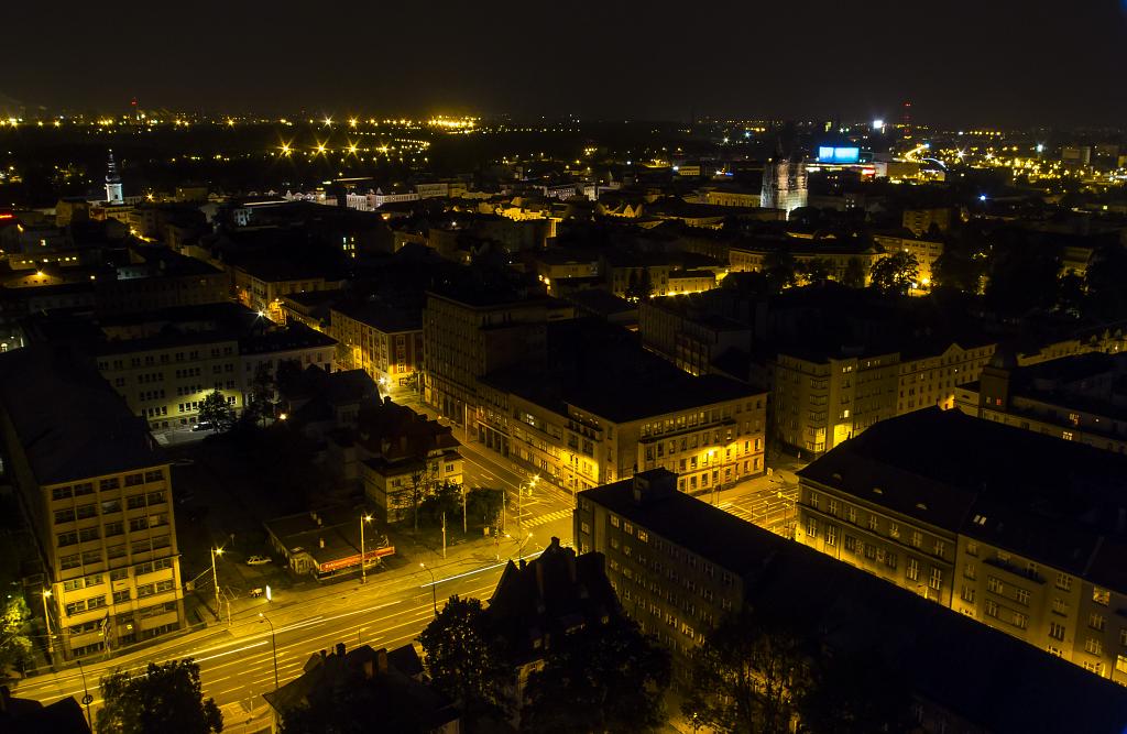 Pohled z Ostravské radnice