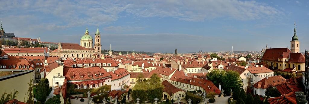 Praha z Vrbovské zahrady
