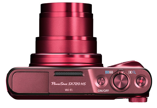 Canon PowerShot SX720 HS horní strana