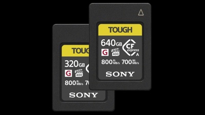 Karty Sony CFexpress Type A Tough nyní s kapacitou až 640 GB