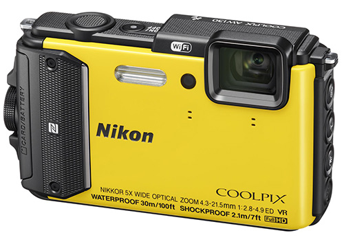 Nikon Coolpix AW130 žlutý