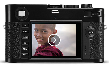 Leica M-P typ 240 safírový LCD displej