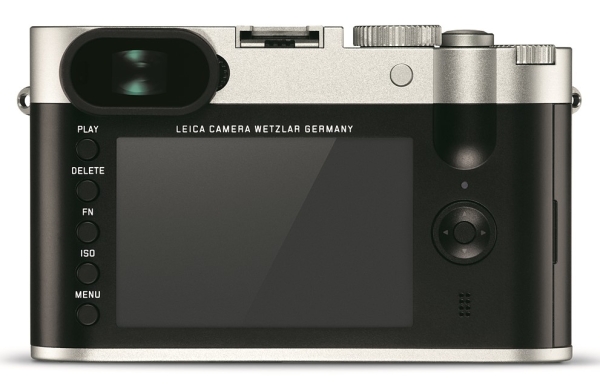 Leica Q Silver displej