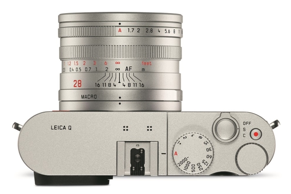 Leica Q Silver horní část