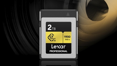 Lexar CFexpress Type B Professional Gold nyní v kapacitách až 2 TB