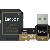 Lexar uvedl microSDXC UHS-II 1800× paměťové karty