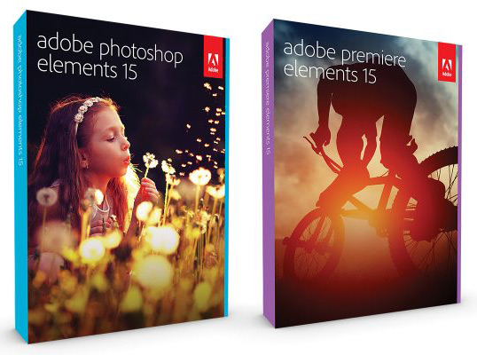 Adobe Photoshop Elements 15 a Premiere Elements 15