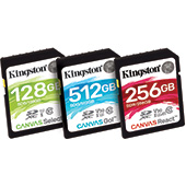 Nové paměťové karty Kingston Canvas Select, Go! a React