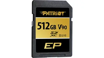 Patrior uvedl SDXC UHS-II karty EP s kapacitou až do 512 GB