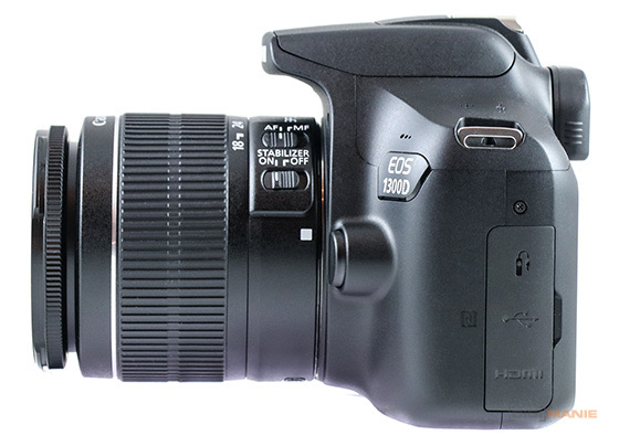 Canon EOS 1300D levá strana