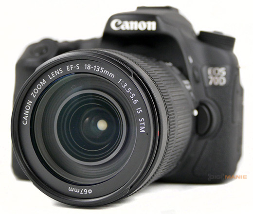 Canon EOS 70D 18-135mm IS STM objektiv
