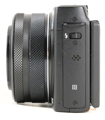 Canon PowerShot G1 X Mark II levá strana