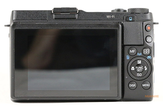 Canon PowerShot G1 X Mark II zadní pohled