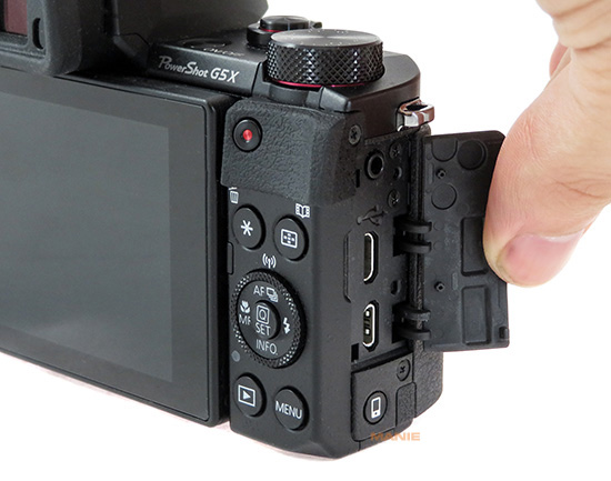 Canon PowerShot G5 X porty