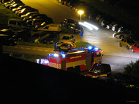 Noční scéna - hasiči na ISO 400
