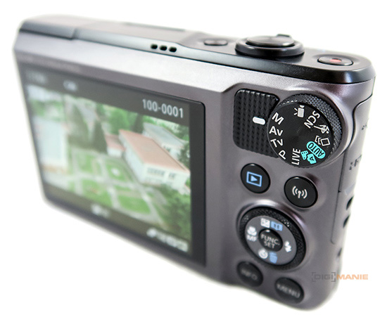 Canon PowerShot SX720 HS kolečko fotografických režimů