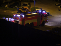 Noční scéna - hasiči na ISO 100