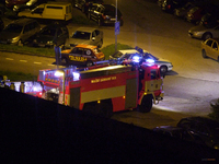 Noční scéna - hasiči na ISO 1600