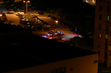 Noční scéna - hasiči na ISO 200