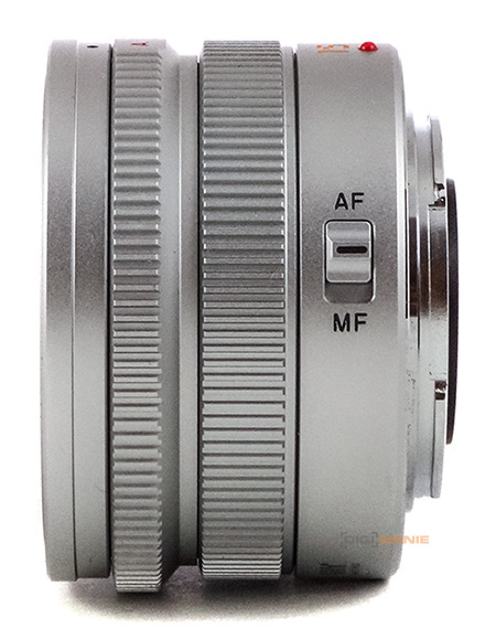Panasonic Leica DG 15mm F1.7 boční pohled