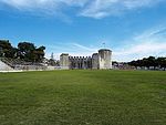 Foto č. 1 - Fotbalové hřiště v Trogiru s pevností