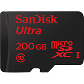 SanDisk uvedl microSDXC kartu s kapacitou 200 GB