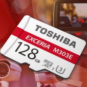 Toshiba uvádí odolné microSDXC karty Exceria M303E