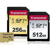 Transcend představil SD a microSD karty 300S a 500S