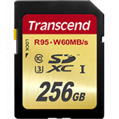 Transcend SDXC UHS-I U3 nyní i s kapacitou 256 GB