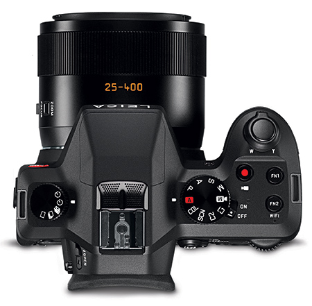 Leica V-Lux (typ 114) horní strana