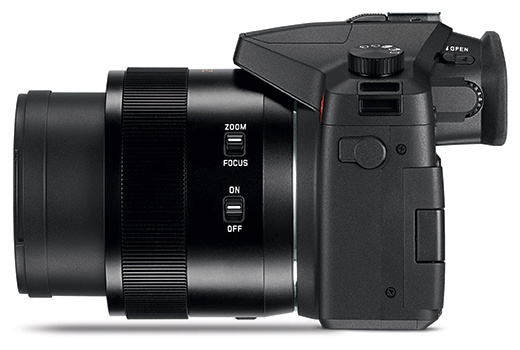 Leica V-Lux (typ 114) levá strana